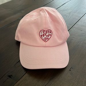 I’d prefer you love pink hat!